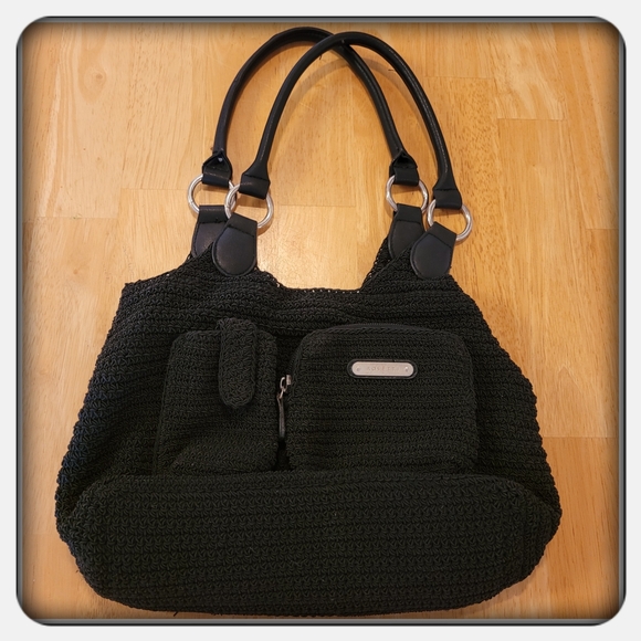 EUC Woman's Vintage Black Rosetti Shoulder Bag - Picture 2 of 10